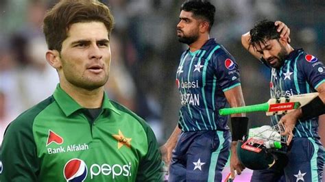 Shaheen Afridi Babar Azam And Rizwan पाकिस्तान टीम में पड़ी दरार