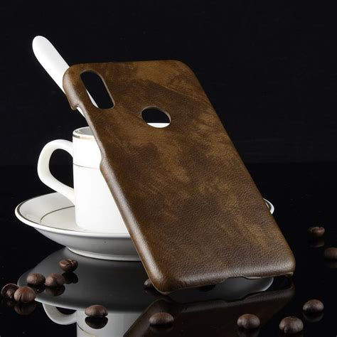 Mobile Phone Accessories Shockproof Litchi Texture PC PU Case For