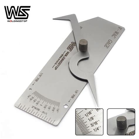 V Wac Welding Gage Welding Biting Edge Inspection Gauge Standar Inch