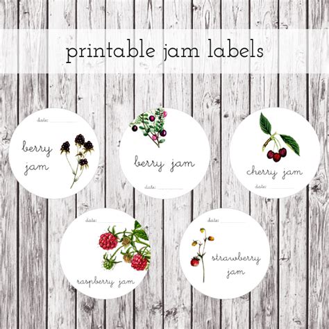 Free Printable Jam Jar Labels - Printable Templates