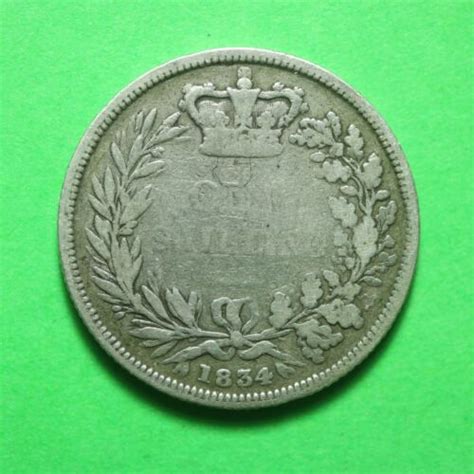 1834 William IIII Silver Shilling SNo59676 EBay