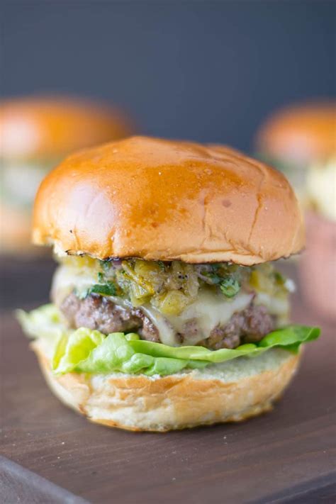 Green Chile Cheeseburger