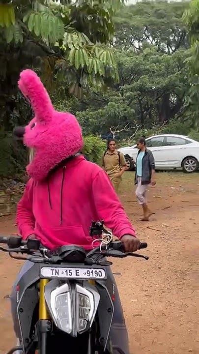 Bunny Helmet Cover Reaction ♥️cute Girls 😍ktm Saran Op Ktm Trending