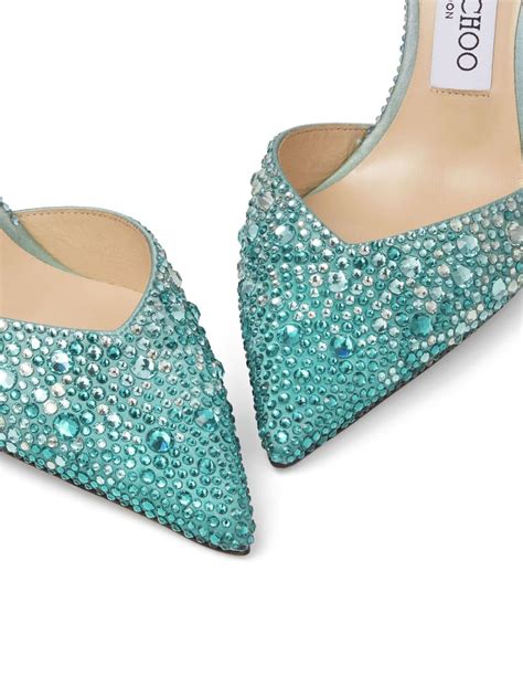 Jimmy Choo Saeda Crystal Embellished Mm Pumps Eraldo Us