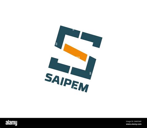 Saipem, rotated logo, white background B Stock Photo - Alamy