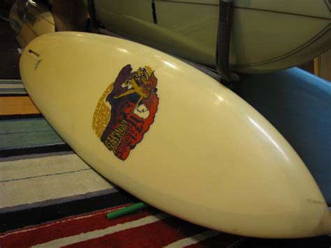 1969 Chuck Dent Vintage Surfboard Island Trader Surf Shop