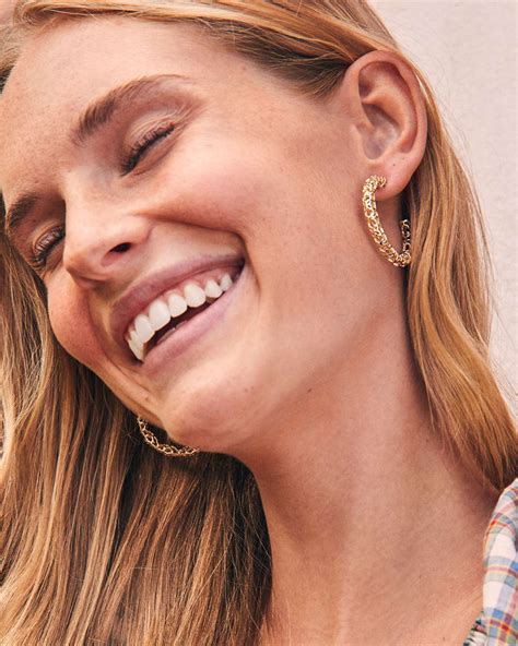 Kendra Scott Lonnie Earring Gold Jmeimportcisneros Pe