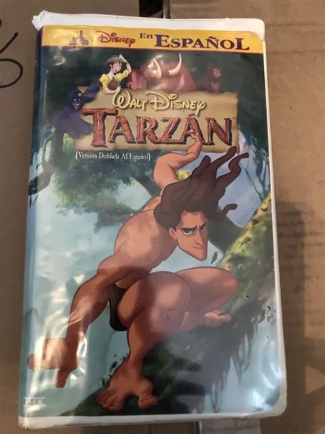 Tarzan Vhs Cassette Version En Espa Ol In Spanish Disney Rare Vintage