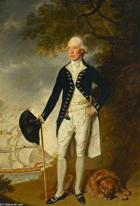 Museum Art Reproductions Portrait Of A Naval Captain By John Downman