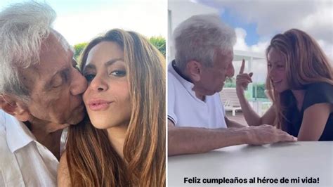 Shakira celebra los 91 años de su padre cantando junto a él ABC Noticias