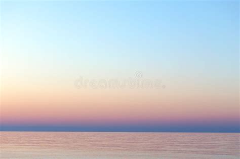 Clear Sunset Sky Gradient Background In Pastel Colors Sunset Over The