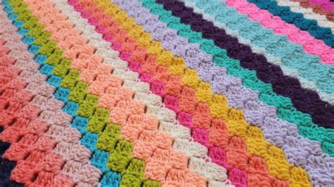 Classic C2c Blanket Handmade Afghans Crocheted Afghans Etsy