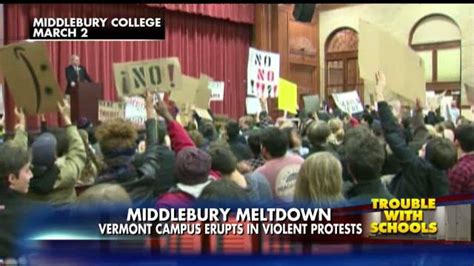 Violent Protests Break Out At Middlebury College Latest News Videos Fox News