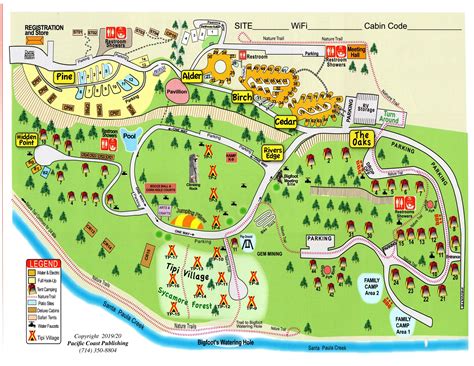 Campground Site Map Yosemite Camping Minnesota Camping Yellowstone