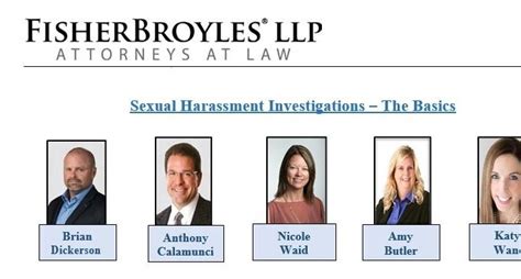 Sexual Harassment Investigations The Basics