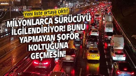 Zorunlu Trafik Sigortas Na Zam M Geldi Stanbul Da En Ucuz Trafik