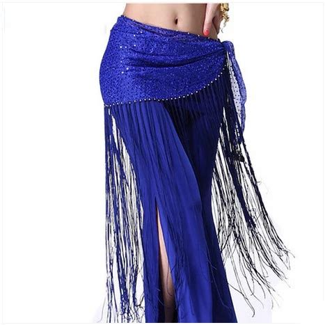 New Style Belly Dance Costumes Sequins Tassel Belly Dance Hip Scarf For