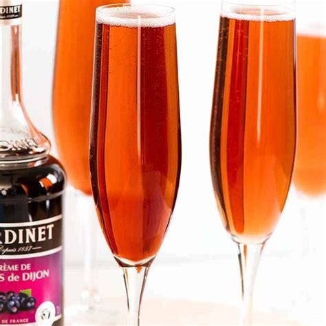 Kir Royale French Champagne Cocktail Food Fam Recipes