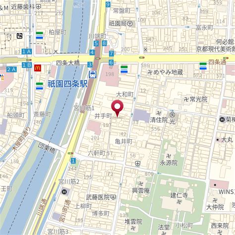 京都府京都市東山区大和大路通四条上る大和町 の地図 Mapfan