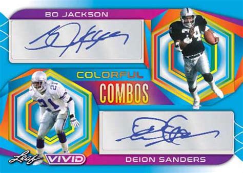 2023 Leaf Vivid Football Checklist Hobby Box Info Details