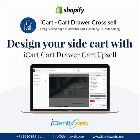 Design Your Side Cart With Icart Cart Drawer Cart Upsell Cross