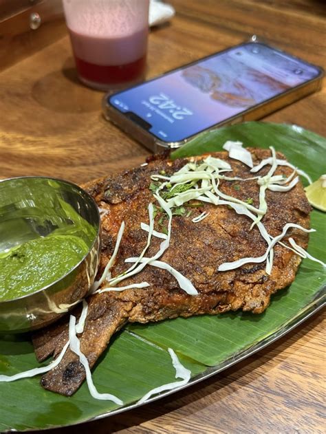 [I ate] Bombil fry (Bombay Duck) , Paplet (Pomfret) , prawns cutlet , Kombdi Wade , Masala ...