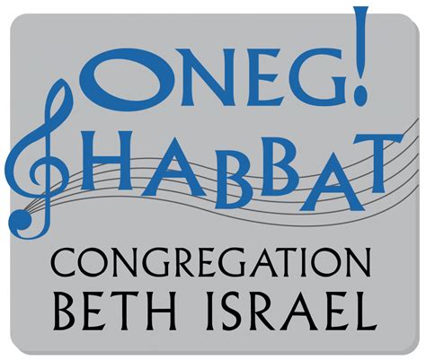 Oneg Shabbat Logo Square Congregation Beth Israelcongregation Beth Israel