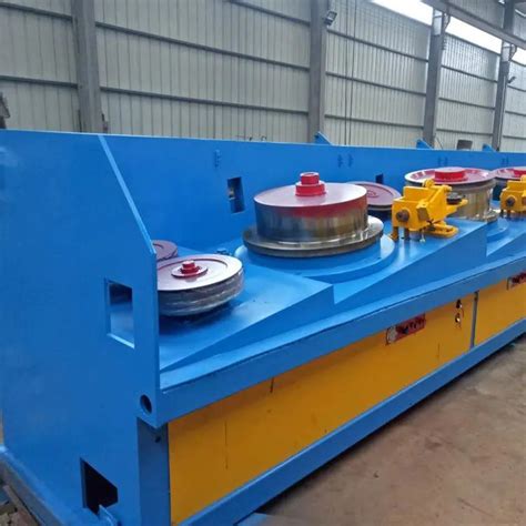 Plc High Speed Straight Line Wire Drawing Machine For Annealing Wire