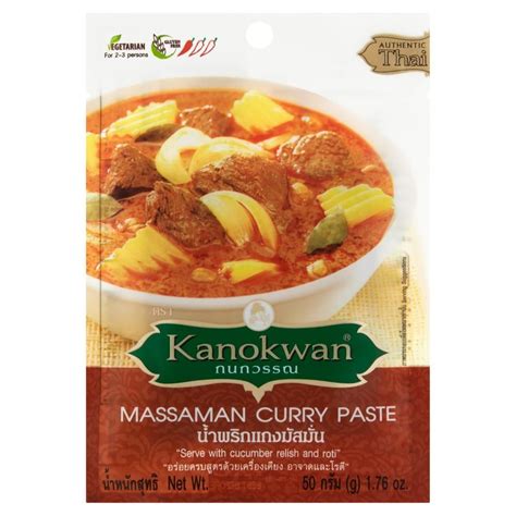 Kanokwan Pasta curry Massaman 50 g Zakupy online z dostawą do domu