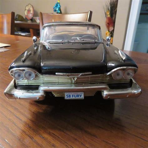 1958 Plymouth Fury Motormax 118 Scale Diecast 1882122640