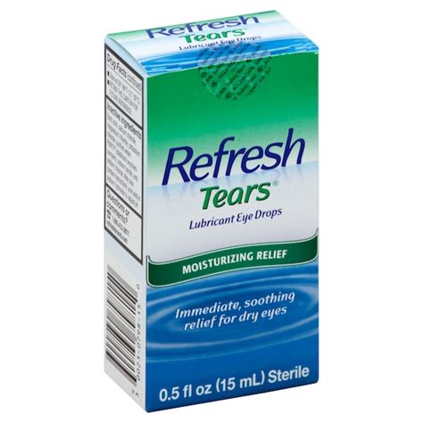 Refresh Allergan Tears Eye Drops for Mild to Moderate Dry Eyes 194263 ...