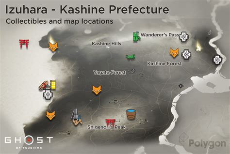 Izuhara Prefectures Maps And Collectible Locations — Ghost Of Tsushima