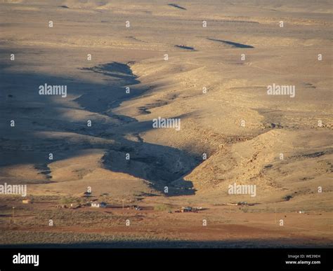 Aerial View Of Field Stock Photo - Alamy