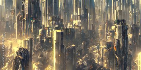 cyberpunk cityscape like tokyo network with tall buildings,cinematic ...