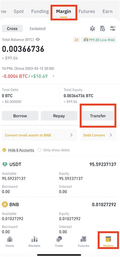 C Mo Transferir Fondos A Una Cuenta De Margen De Binance Binance