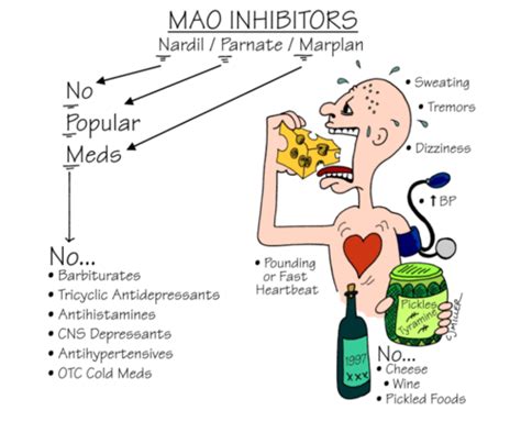 Monoamine Oxidase Inhibitors =MAOI Flashcards | Quizlet