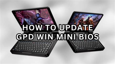 Jak Aktualizovat GPD WIN Mini BIOS DroiX Knowledge Base Tutorials