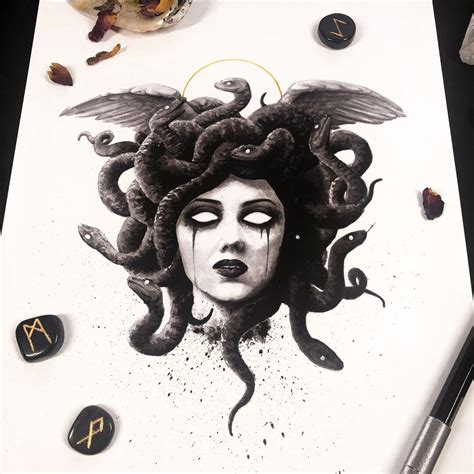 Medusa Art Print - Etsy