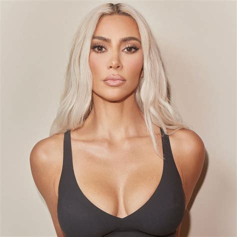 Kim Kardashian Models Skims Naked Collection Scoop Tank Ps Fashion