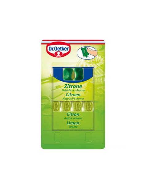 Dr Oetker Natürliches Zitronen Aroma 4ST 8ml