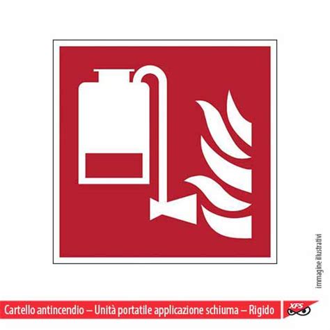 Cartello antincendio Unità portatile applicazione schiuma Rigido