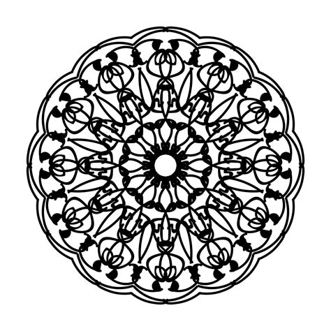 Circular pattern mandala art decoration elements. 8038913 Vector Art at Vecteezy