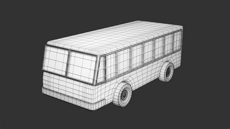 ArtStation - Bus 3D Model | Resources