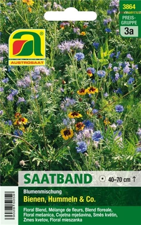 Austrosaat Blumenmischung Bienen Hummeln Co Im Saatband