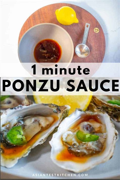 Super Quick Homemade Ponzu Sauce For Oysters Agile Test Kitchen