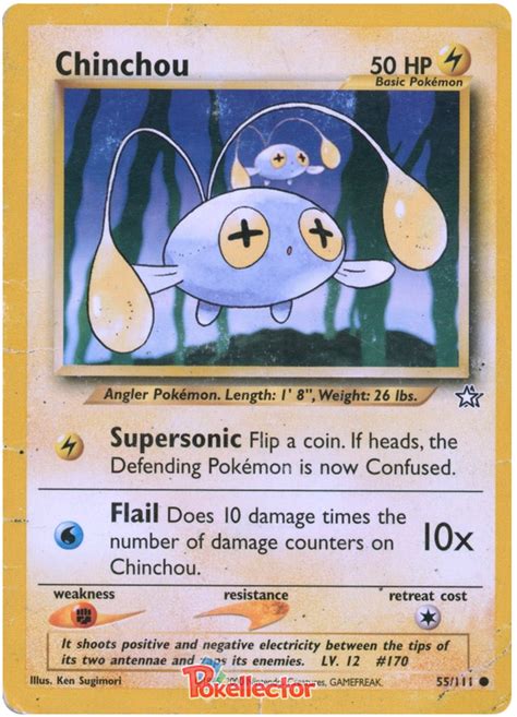 Chinchou - Neo Genesis #55 Pokemon Card