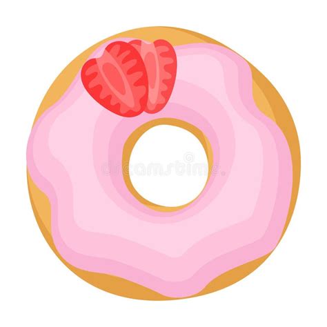 Donut Dibujos Animados Vector Ilustraci N De Iconoaislado Ilustraci N