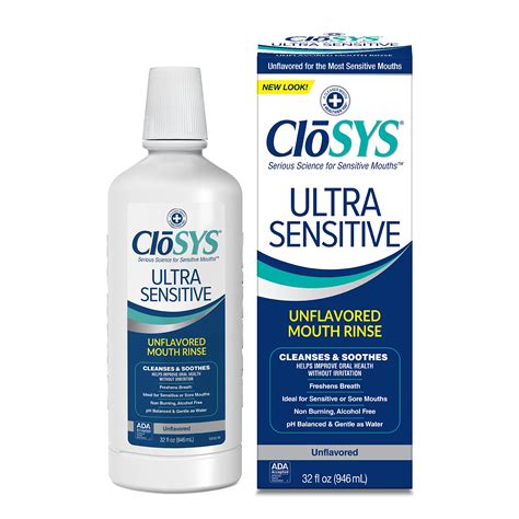 Buy Closysultra Sensitive Mouthwash Ounce Unflavored Optional