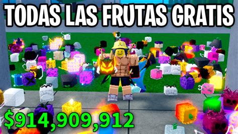 Como Obtener Frutas Gratis En Blox Fruits Youtube