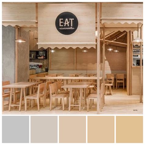 Light And Airy This Simple Yet Appealing Restaurant Colour Scheme